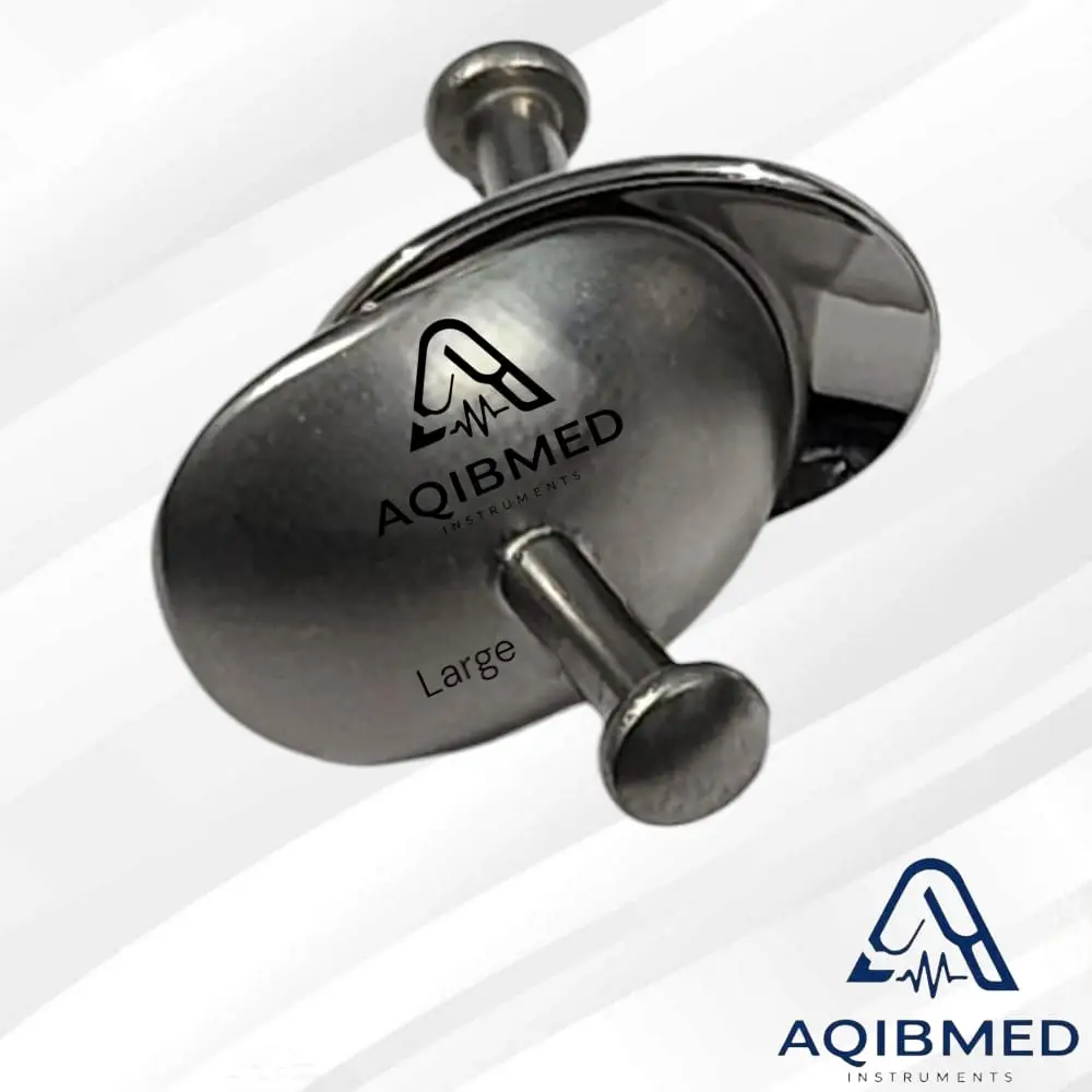 Corneal Eye Shield Large 30mm X 22mm Stainless Steel Corneal Eye Shield Large 30mm x 22mm Stainless Steel